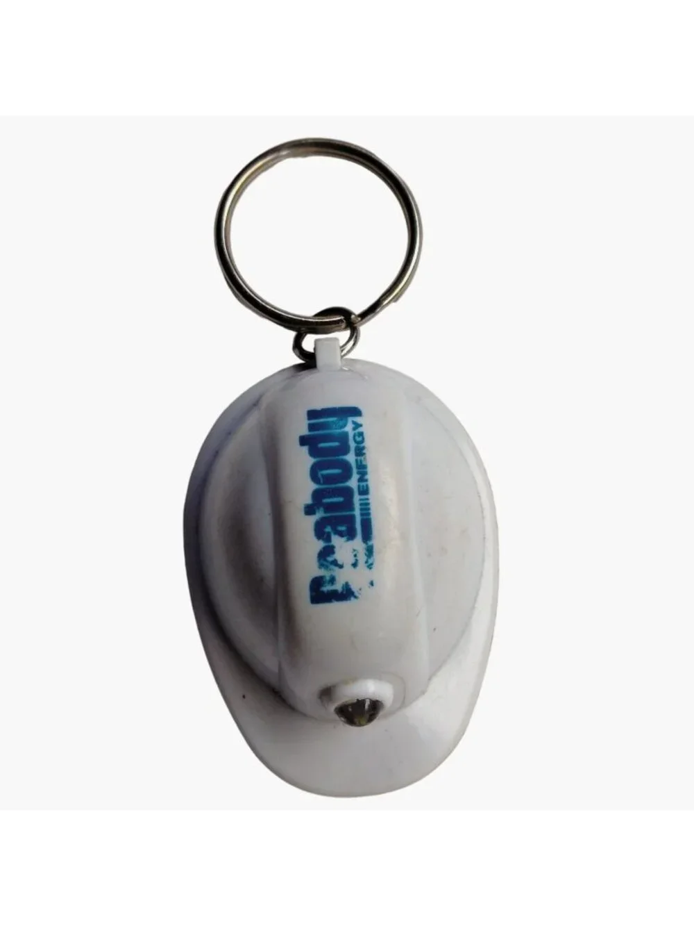 Peabody Energy White Hard Hat Keychain Light Not Working